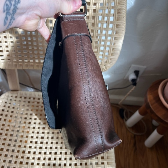 Coach Brown Leather Messenger Bag - Picture 11 of 16